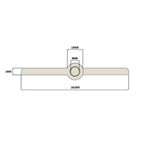 51-300-0 MODULAR SOLUTIONS LIFTOFF ALUMINUM HINGE 64MM X 101MM X 4MM COUNTERSUNK MOUNTING HOLES, NO HARDWARE